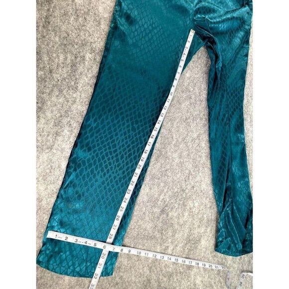 Alfani Teal Patterned Women's Pants - Picture 5 of 10